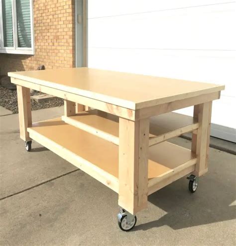 25 Free Diy Rolling Workbench Plans (How To Build) - Diy Folly