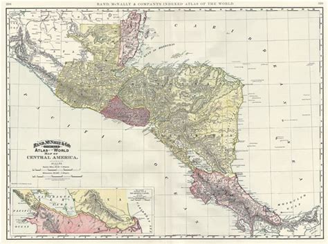 Central America History Map