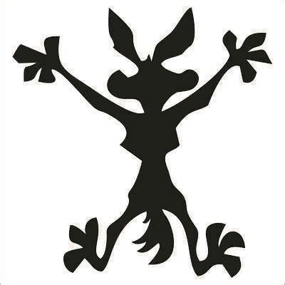 Wile E Coyote Decal Sticker Choose Color Size Road Runner