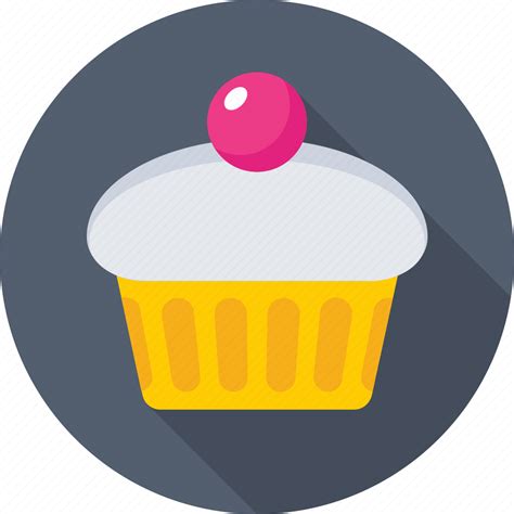 Bakery Cupcake Dessert Food Muffin Icon Download On Iconfinder