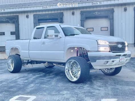 2006 Chevrolet Silverado 1500 With 24x14 90 American Force Vantage Cc And 30535r24 Versatyre