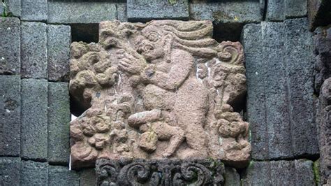 Naked Relief At Penataran Temple Blitar Penataran Temple Is A Hindu Temple Stock Photo Image