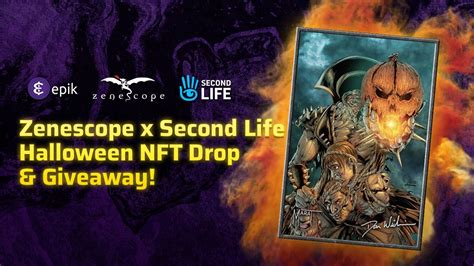 Zenescope X Second Life Nft Sweepstakes Halloween Nft Giveaway Youtube