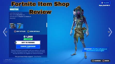 Fortnite Item Shop Review October 13th 2023 New Bogstick OutFit