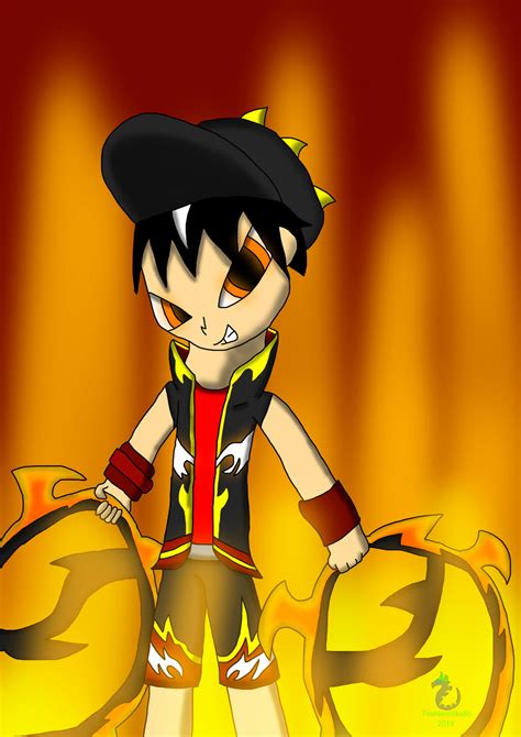 Boboiboy Blaze Fan Art By Toaherostudio On Deviantart