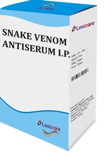 Snake Venom Antiserum At Best Price In Ankleshwar Gujarat Lexicare