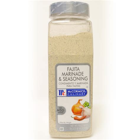 Mccormick Fajita Marinade And Seasoning 30 Oz