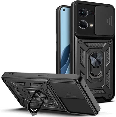 Elubugod Funda Compatible Con Oppo Reno Pro G Con Cubierta