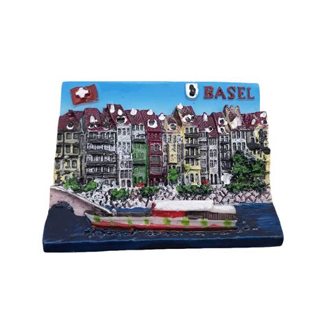 Buy Wedare 3d Basel Switzerland Refrigerator Magnet Tourist Travel Souvenirs Handmade Resin