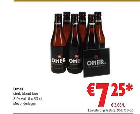 Omer Sterk Blond Bier Promotie Bij Colruyt