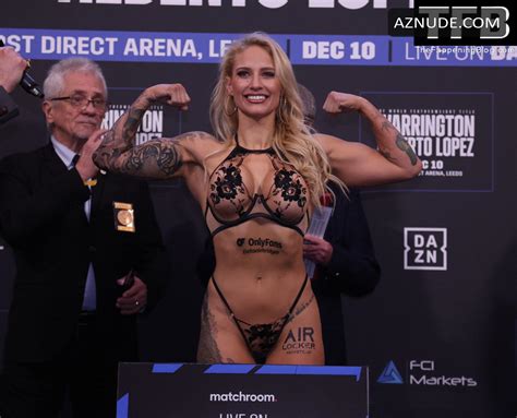 Ebanie Bridges Sexy Shows Off Her Incredible Physique In A Hot Lingerie And Promotes Her