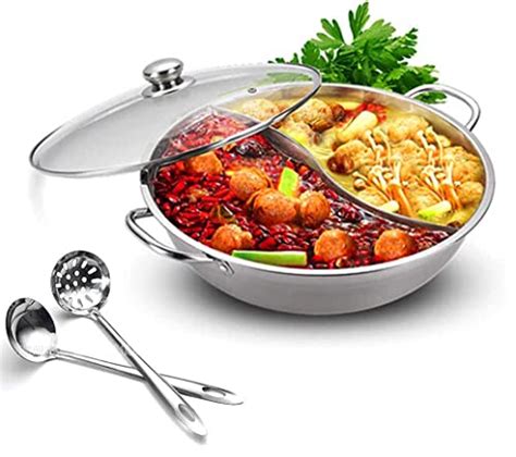 Shabu Shabu Hot Pot Premium Stainless Steel Hot Plate Cookware Set Ramen Cooker Hot Pot