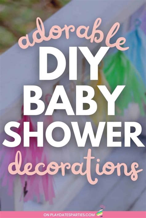 Budget Friendly Diy Baby Shower Decorations