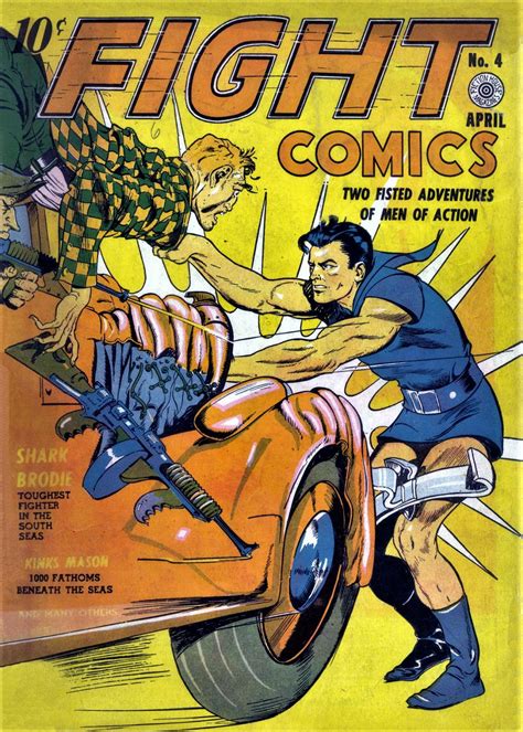 Fight Comics 1940 4 Lou Fine Rcomicbookpagesncovers