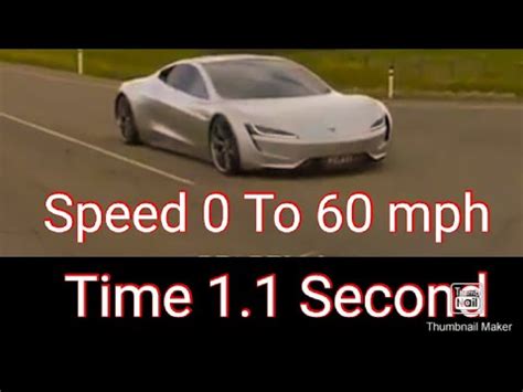 2020 Tesla Car Top Speed Test| Roadster SpaceX Package's 1.1 Sec 0-60