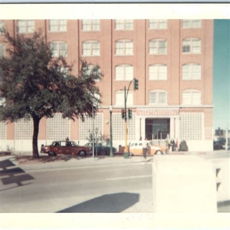 1963 Pre JFK Assassination Building Real Photo Texas School Book