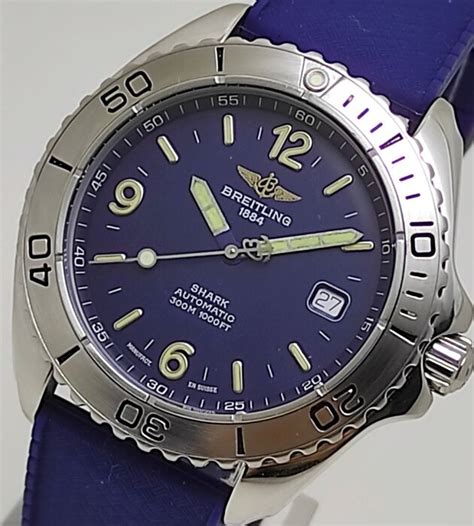 Breitling Shark Automatic 300m Blue Dial Ref A17605 Catawiki