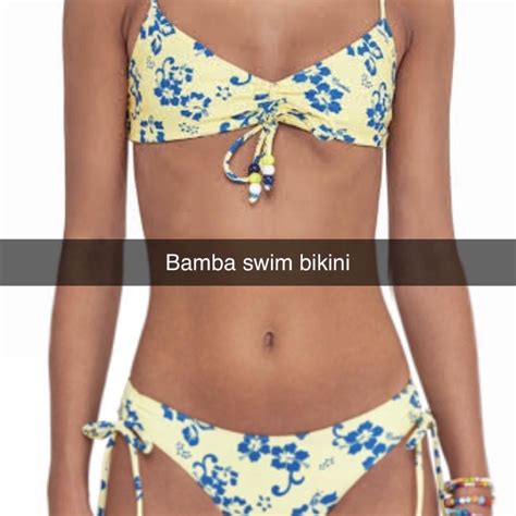 Bamba Swim Hawaiian Bikini Set Selling As Set With Depop