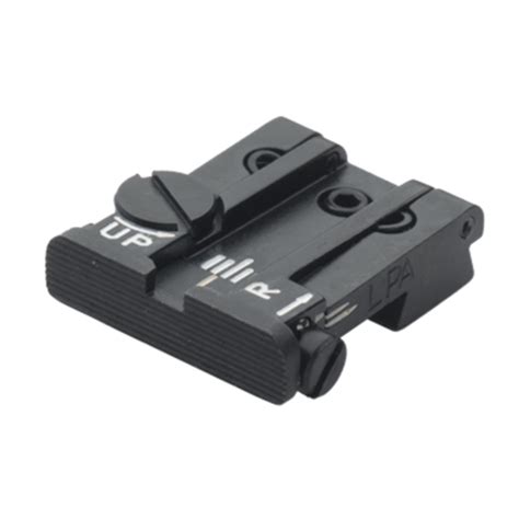 Lpa Tpu Adjustable Rear Steel Sight For Beretta 929698m9 Stock