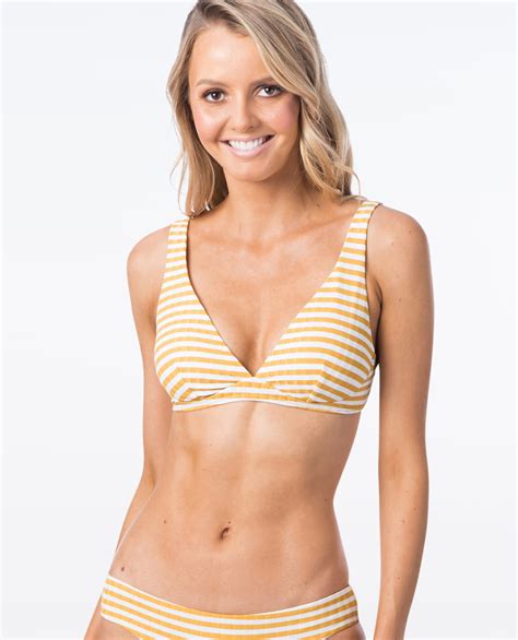 Rip Curl Island Stripe D Dd Bikini Top Ozmosis Bikinis