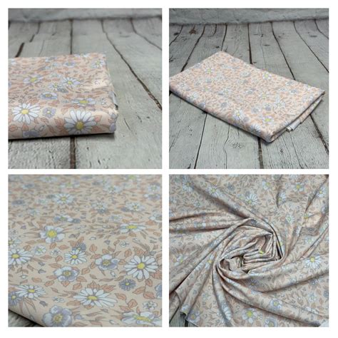 Way Stretch Tricot Print Spandex Fabric By The Yard Tricot Swim Wear Bikini Soft Pastel Small