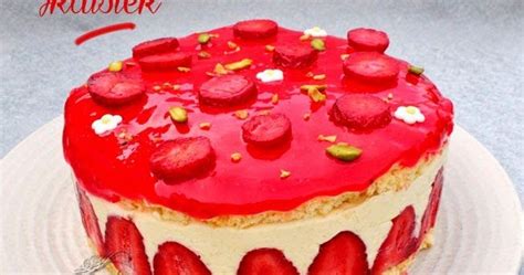 Fraisier L Ger La Pistache Recette Fraisier Dessert Fraise P Tisserie