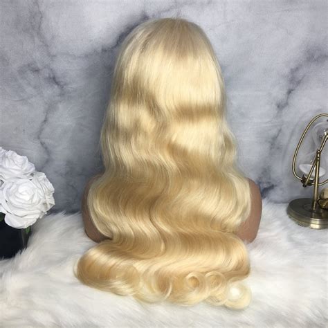Blonde Body Wave X Lace Closure Human Hair Wig Etsy