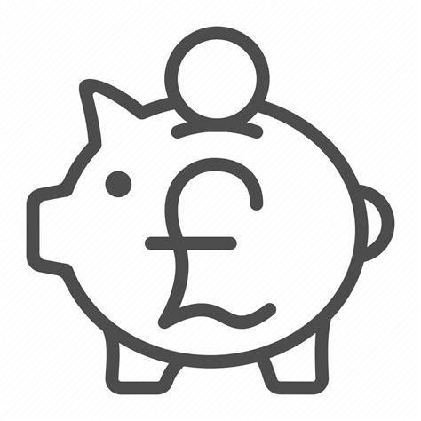 British Pound Coin Money Piggy Bank Pound Pound Sterling Savings