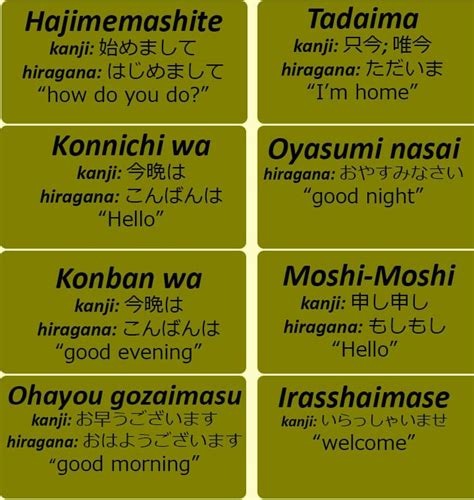 8 Essential Japanese Greetings
