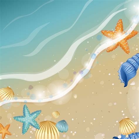 夏のイラストNo.458『波打ち際の生き物』／無料のフリー素材集【花鳥風月】