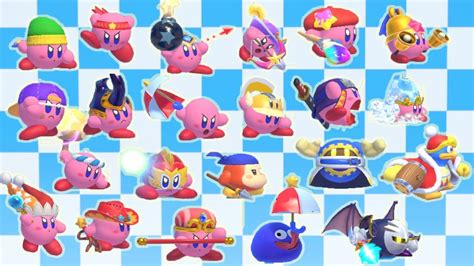 Kirby Fighters 2 All Copy Abilities And Moves Youtube