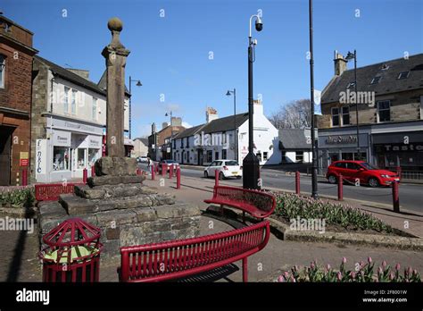 Scotland Ayrshire Prestwick 09 April 2021 Prestwick Cross In The