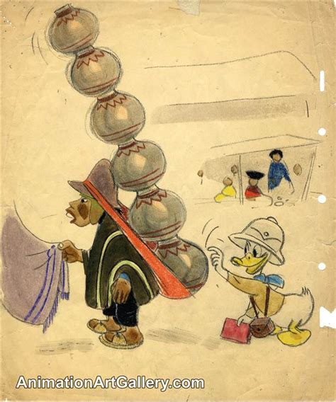 Animation Drawing Concept Piece Of Donald Duck Wdacs191concept