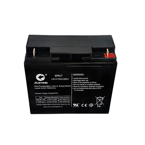 Герметичный свинцово кислотный аккумулятор 12V17Ah 6FM17 Ups Battery