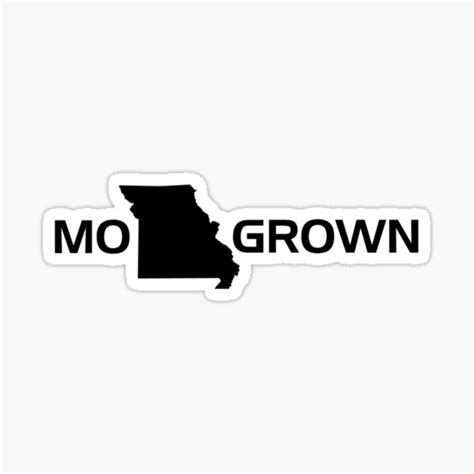 Mo Grown Sticker By Vino727 Redbubble