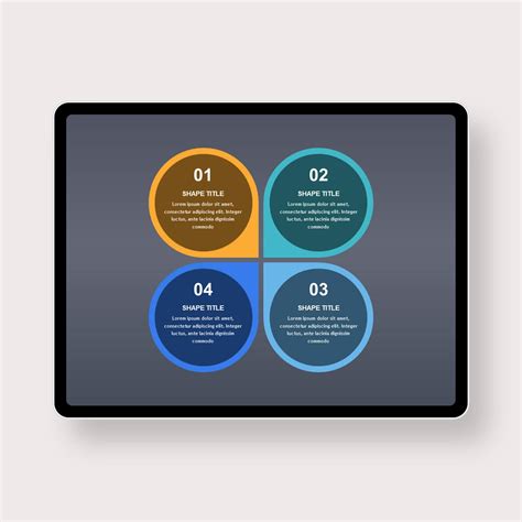 Four Section Circle Powerpoint Templates Powerpoint Free