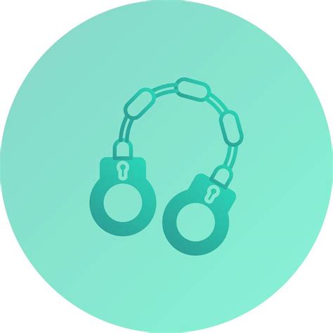 Handcuff Vector Icon 21434425 Vector Art At Vecteezy