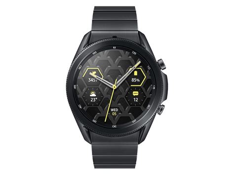 Galaxy Watch3 Titanium (45MM), Mystic Black (Bluetooth) Wearables - SM ...