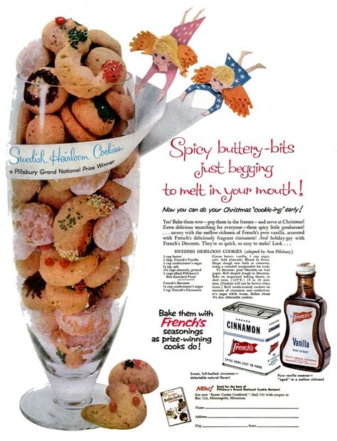 Swedish heirloom cookies (1956) - Click Americana