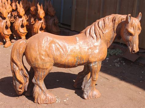 metal animal yard art little horse_Horse_Animal-Yard art-metal garden-garden sculpture