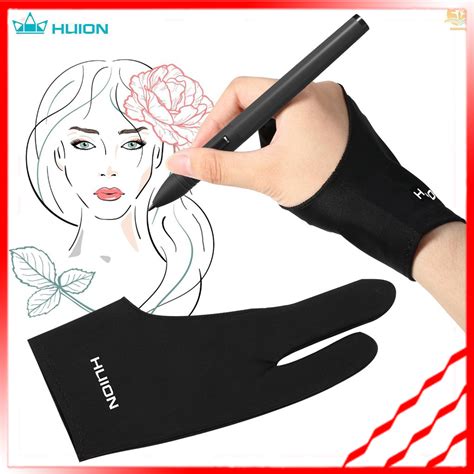 huion gl  finger  size drawing glove artist tablet painting