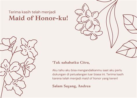 contoh kartu ucapan terima kasih pernikahan gratis canva