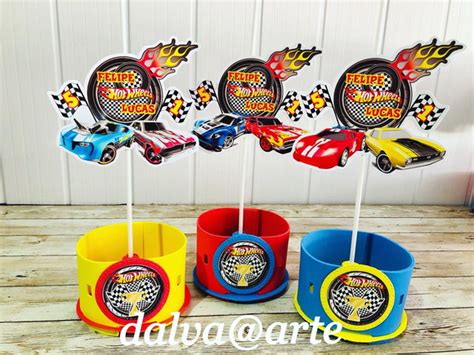 Centro De Mesa Hot Wheels Elo Produtos Especiais