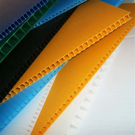 4x8 Customized Corrugated Plastic Sheet Pp Polypropylene Hollow Boards