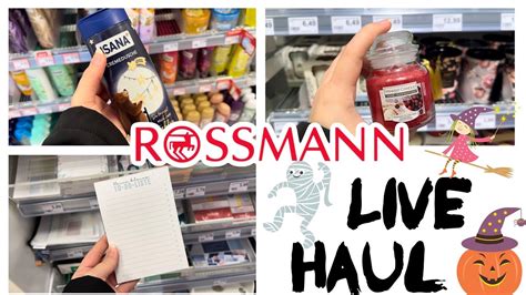 Rossmann Live Haul Oktober Teil Ii Alinaberry Youtube