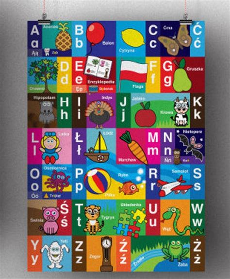 PRINTABLE Polish Alphabet Poster