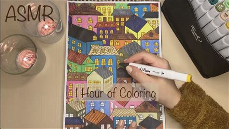 Asmr Hour Of Relaxing Coloring Soft Whispering Crisp Mouth