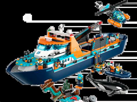 Lego City Arctic Explorer Ship Set Setdb