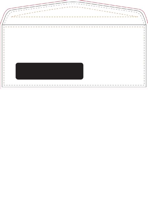 10 Window Envelope Template printable pdf download