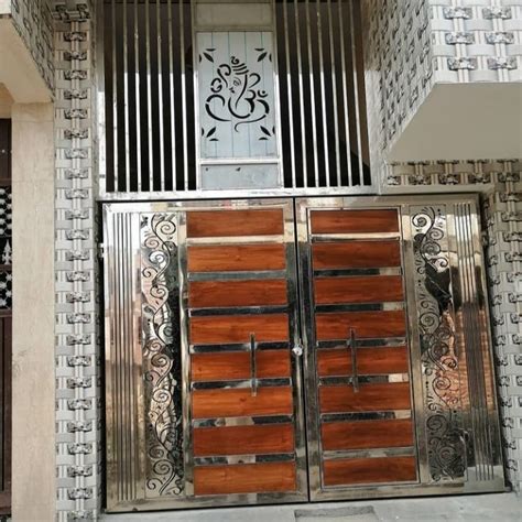 Modern Ss Steel Gate For Home In Delhi Bharat Steel Fabrication